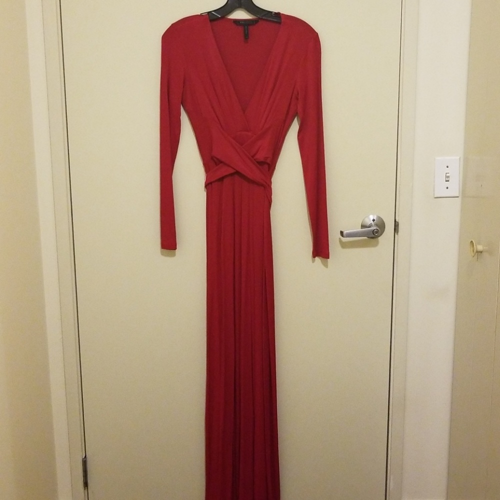 Gorgeous floor-length red dress